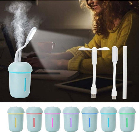 Mini Umidificatore 3 In 1 Portatile Con Luce A Forma Di Fungo Camera Auto Q-a241 Casa e cucina/Decorazioni per interni/Profumazione ambiente/Bruciatori per oli essenziali Trade Shop italia - Napoli, Commerciovirtuoso.it