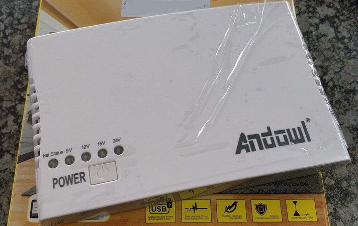 Mini Ups Alimentatore Portatile Batteria Ricaricabile Q-a212 17 W Backup Router Elettronica/Informatica/Accessori/Gruppi di continuità UPS e accessori/Gruppi di continuità UPS Trade Shop italia - Napoli, Commerciovirtuoso.it