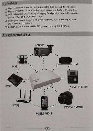 Mini Ups Alimentatore Portatile Batteria Ricaricabile Q-a212 17 W Backup Router Elettronica/Informatica/Accessori/Gruppi di continuità UPS e accessori/Gruppi di continuità UPS Trade Shop italia - Napoli, Commerciovirtuoso.it
