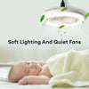 Mini-ventilatore-lampada-led-E27-dimmerabile-3-COLORI-LUCE-30W-con-telecomando-26cm
