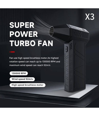 Mini Ventilatore Portatile A Batterie Ricaricabile Potente Super Getto Di Aria