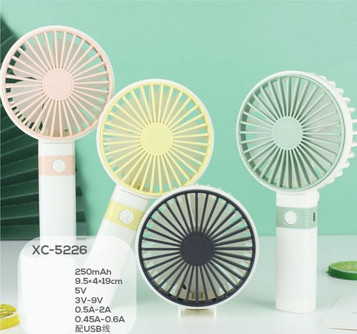 Mini Ventilatore Portatile Ricaricabile Usb Casa Campeggio A Mano Tavolo Xc-5226 Casa, arredamento e bricolage > Elettrodomestici > Ventilatori Trade Shop italia - Napoli, Commerciovirtuoso.it
