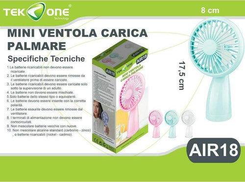 Mini Ventilatore Tekone Air18 Portatile Ventole Carica Palmare Casa, arredamento e bricolage > Elettrodomestici > Ventilatori Trade Shop italia - Napoli, Commerciovirtuoso.it