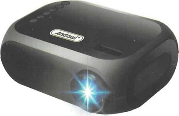 ciciglow Mini Proiettore HD 1080P Portatile Nero, Multifunzionale ciciglow Mini Proiettore HD 1080P Portatile Nero, Multifunzionale