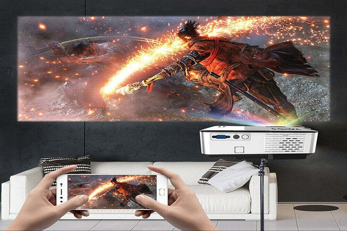Mini Video Proiettore Led Full Ultra Hd Home Cinema Wifi Android 11.0 Ab-r36 Elettronica/Home Cinema TV e video/Proiettori Trade Shop italia - Napoli, Commerciovirtuoso.it