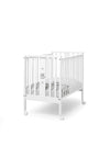 Lettino Co-Sleeping Erbesi MINI Charly Bianco Grigio + Rivestimento Tessile
