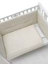 Lettino Co-Sleeping Erbesi MINI Tortora + Rivestimento Tessile Stelline