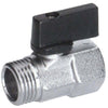 Minisfera con maniglia in metallo, da M 1/2 x F 1/2
