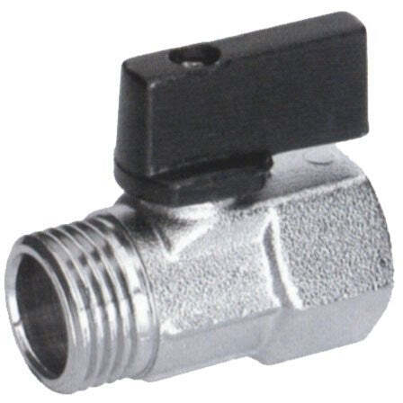 Minisfera con maniglia in metallo, da M 1/2 x F 1/2