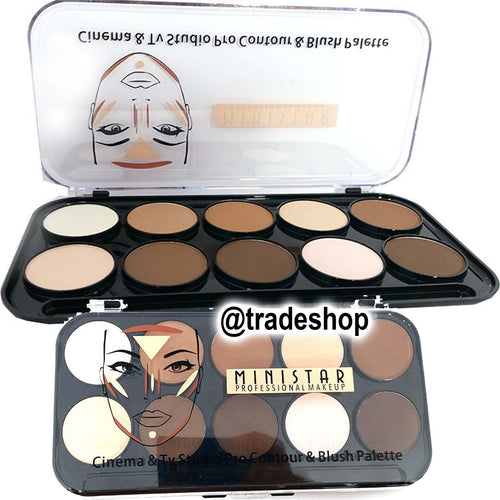 MINISTAR PALETTE TRUCCO CONTORNO SFUMATURE VISO MAKE UP 10 COLORI PROFESSIONAL Bellezza/Trucco/Occhi/Ombretti Trade Shop italia - Napoli, Commerciovirtuoso.it