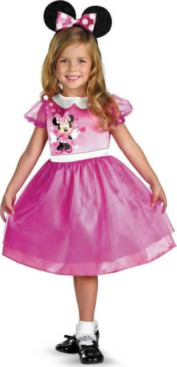 Minnie-Basic-Ciao-Costume-Da-Carnevale-Minnie-Bambina-Completo-Con-Cerchietto