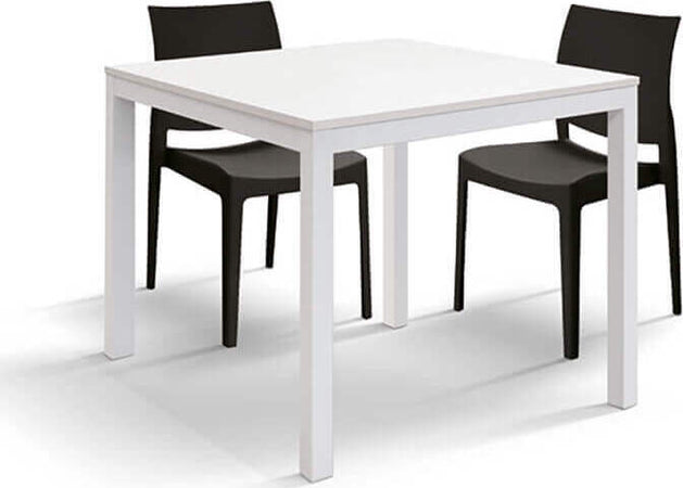 MINOTAUR---tavolo-da-pranzo-allungabile-cm-90-X-90/180-x-77-h-Bianco-Milani-Home