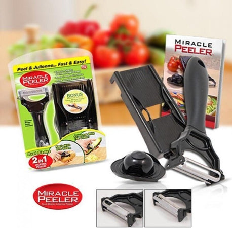 Miracle Peeler Taglia Affetta Verdure Julienne E Frutta Grattugia Sbucciatore Casa e cucina/Utensili da cucina/Affettaverdure e mandolini da cucina Trade Shop italia - Napoli, Commerciovirtuoso.it