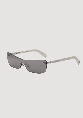 Jacquemus Mirada White Silver Mirror da donna
