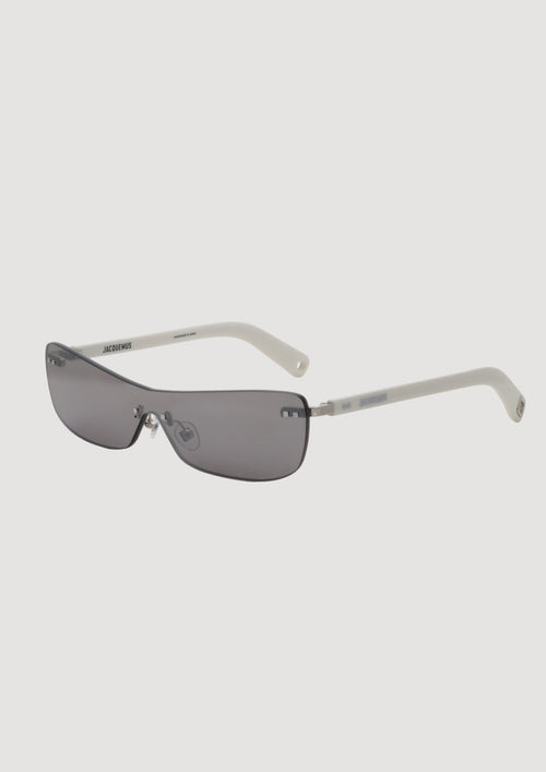 Jacquemus Mirada White Silver Mirror da donna