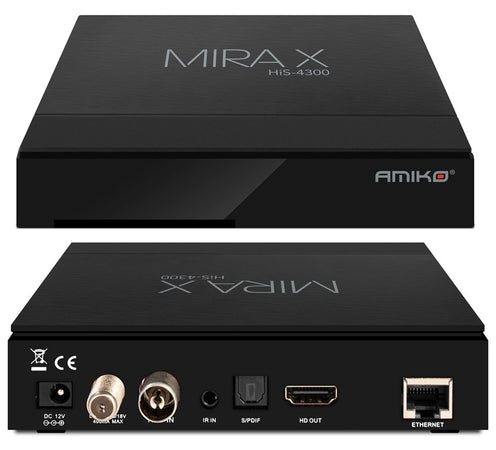 Amiko Mira X HiS-4300 Combo 4K H.265 Multistream Wifi Ricondizionato