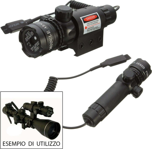 MIRINO OTTICO CANNOCCHIALE PUNTATORE LASER UNIVERSALE PER MIRINO SOFTAIR Sport e tempo libero/Sport/Softair/Mirini Trade Shop italia - Napoli, Commerciovirtuoso.it