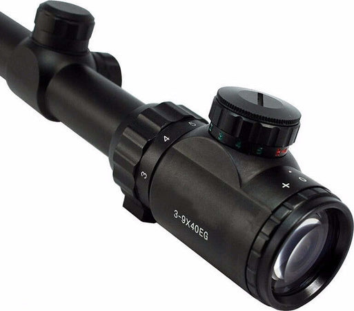 MIRINO OTTICO PRECISIONE PER FUCILE PER CARABINA RETICOLO ILLUMINATO 3-9x40EG Sport e tempo libero/Sport/Softair/Mirini Trade Shop italia - Napoli, Commerciovirtuoso.it