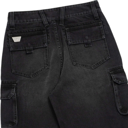 MISBHV-Washed-denim-cargo-trouser-in-black-da-donna