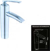 Miscelatore-52325-Acciaio-Bagno-Lavabo-Lavandino-Vasca-Monocomando-Rubinetteria