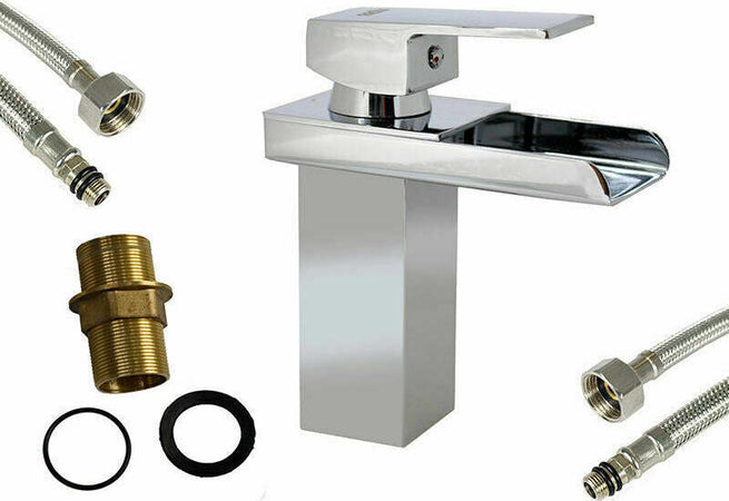 Miscelatore-a-cascata-lavabo-bagno-rubinetto-monocomando-moderno-cromato-lucido