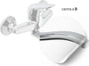 Miscelatore-A-Muro-Milano-Plus-in-Ottone-Lavello-Cucina-con-Erogazione-Orientabile