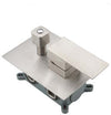 Miscelatore ad incasso, con deviatore, in acciaio inox