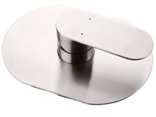 Miscelatore ad incasso, in acciaio inox, completo