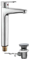 Miscelatore bagno lavabo alto completo