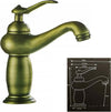 Miscelatore-Bidet-52393-Ottone-Lavello-Lavabo-Lavandino-Monocomando-Rubinetteria