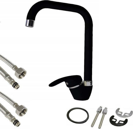 Miscelatore-Canna-Quadrato-Nero--52945-Doppio-Foro-Monocomando-Rubinetteria