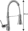 Miscelatore cucina con doccetta estraibile
