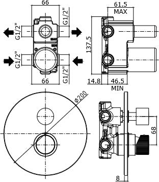 Miscelatore-Doccia-incasso-2-uscite-Jo-di-Paffoni