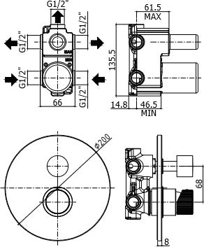 Miscelatore-Doccia-incasso-3-uscite-Jo-di-Paffoni