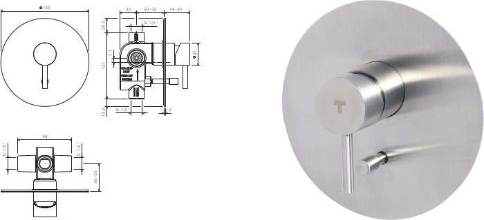 Miscelatore-in-acciaio-inox-da-incasso-per-vasca-con-deviatore-di-Tubico-Nilo