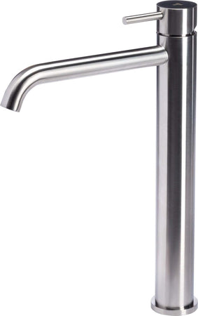 Miscelatore-in-acciaio-inox-versione-alta-per-lavabo-senza-scarico-di-Tubico-Nilo