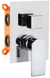 Miscelatore incasso doccia 3 via completo, moderno