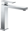 Miscelatore lavabo alto squadrato
