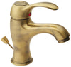 Miscelatore lavabo bronzato vecchio ottone