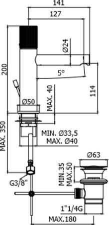 Miscelatore-Lavabo-Cromato-con-scarico-Clic-Clak-incluso-Jo-di-Paffoni