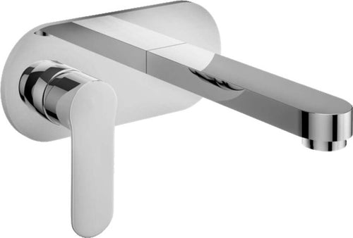 Miscelatore-Lavabo-da-Parete-Oceania-ad-Incasso-Ottone-Colore-Cromato-Bagno