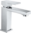 Miscelatore lavabo squadrato completo