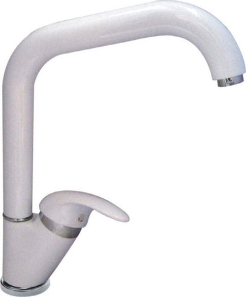 Miscelatore Lavello Canna Quadrato Bianco Lavandino Lavello Cucina Mono-comando Casa, arredamento e bricolage > Cucina > Rubinetti Cucina Trade Shop italia - Napoli, Commerciovirtuoso.it
