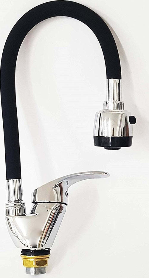 Miscelatore Lavello Easy_52851a Nero Cromato Lavandino Doccetta Flessibile 360 Casa, arredamento e bricolage > Cucina > Rubinetti Cucina Trade Shop italia - Napoli, Commerciovirtuoso.it
