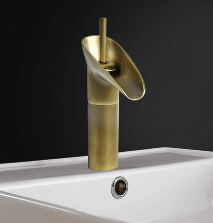 Miscelatore-moderno-a-cascata-da-bagno-lavabo-canna-bassa-bronzo