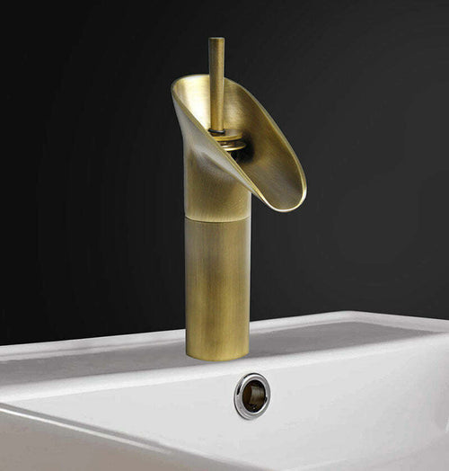 Miscelatore-moderno-a-cascata-da-bagno-lavabo-canna-bassa-bronzo