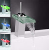 Miscelatore-Monocomando-Rubinetto-A-Cascata-Vetro-A-Led-Rubinetteria-Bagno