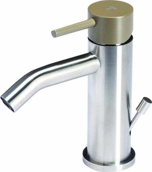 Miscelatore-per-Bidet-con-scarico-e-maniglia-colorata-di-Tubico