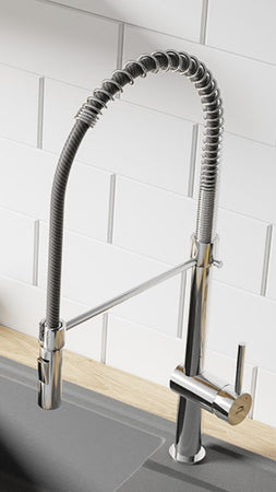 Miscelatore per cucina con doccia, alto