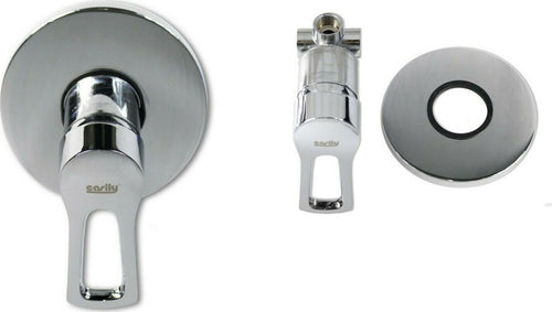 Miscelatore-per-doccia-ad-incasso-da-parete-rubinetto-ottone-cromato-rotondo